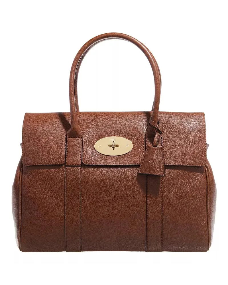 Mulberry Tote Bayswater Two Tone Small Classic Grain Braun