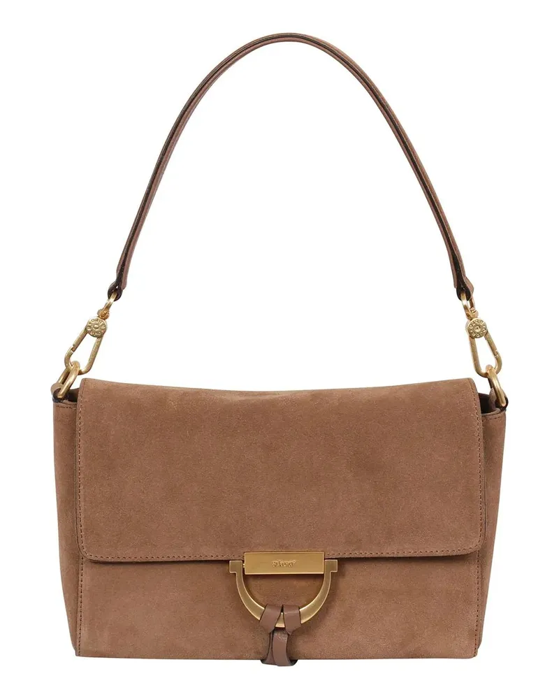 Abro Hobo Bags Schultertasche TEMI cognacbraun Cognacbraun