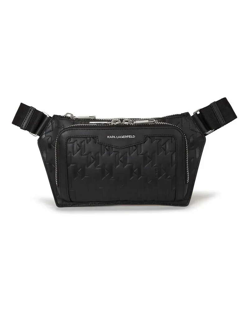 Karl Lagerfeld Crossbody Bags K/LOOM GÜRTELTASCHE AUS LEDER schwarz Schwarz