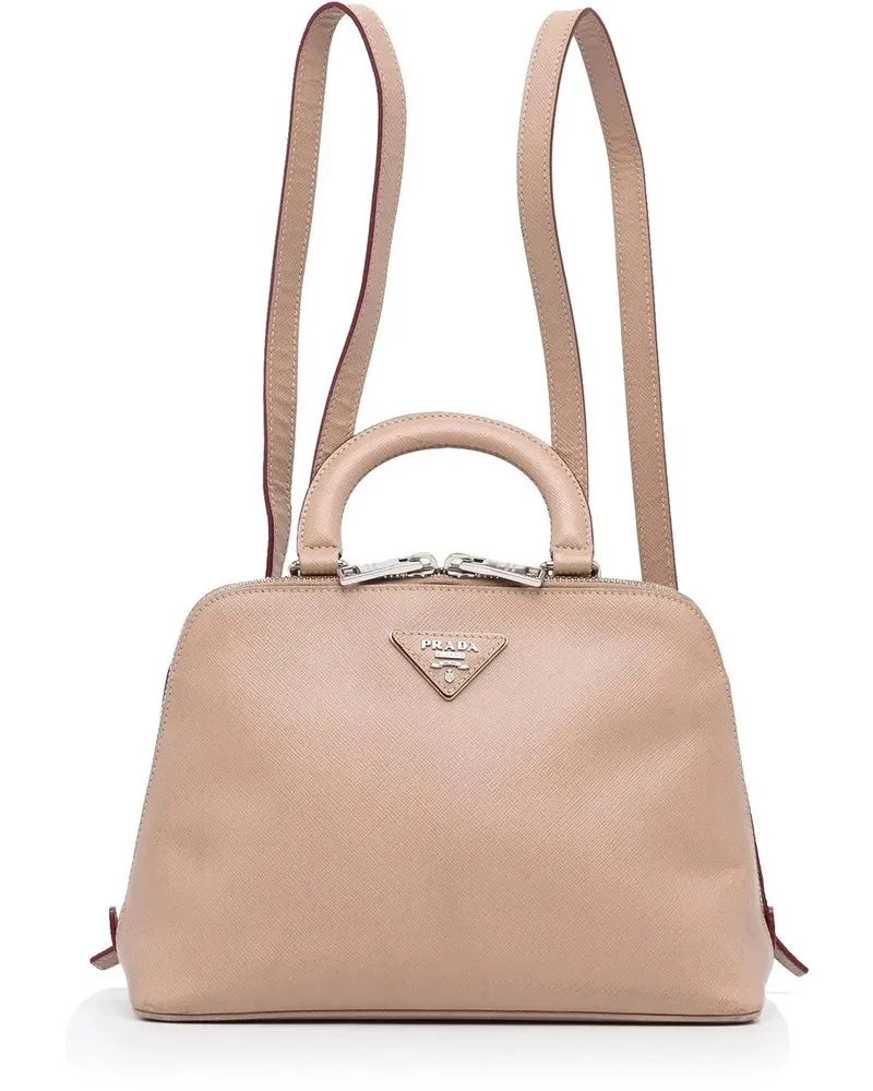 Prada Rucksäcke Saffiano Lux Promenade Backpack braun Braun