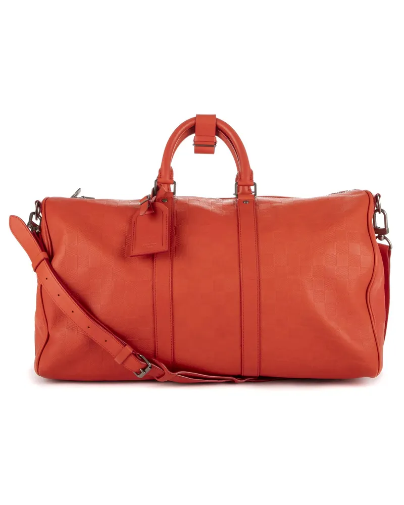 Louis Vuitton Crossbody Bags Keepall Bandouliere 45 orange Orange