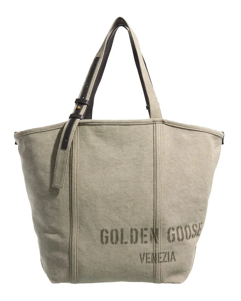 Golden Goose Shopper & Totes Shopping 24.7 EW Canvas grün Grün