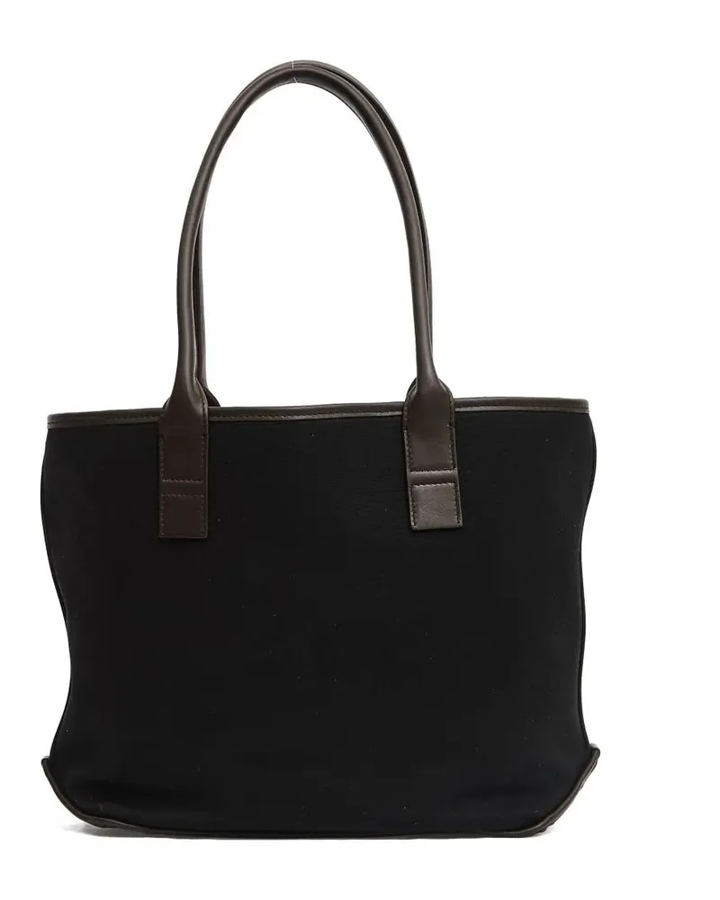 Hogan Shopper & Totes Address Small Shopping Bag In Black Canvas schwarz Schwarz