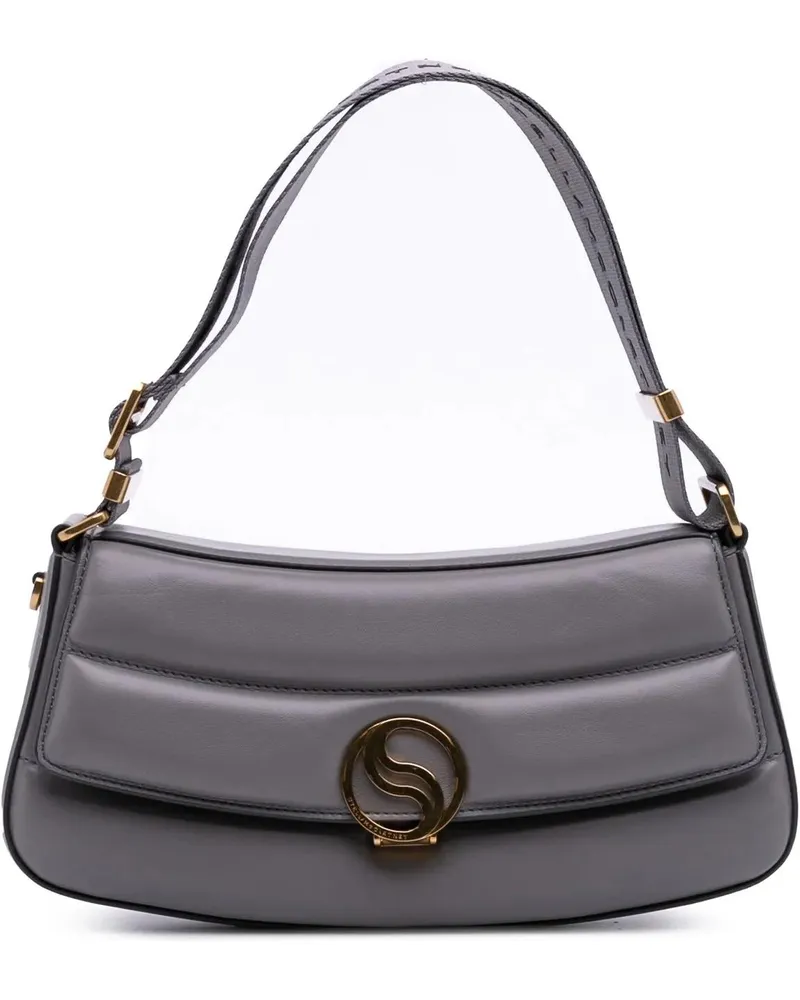 Stella McCartney Hobo Bags Alter Mat S Wave Padded Shoulder Bag grau Grau