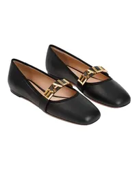 Bally Loafers & Ballerinas Balby Black Nappa Lamb Leather Ballerinas Schwarz