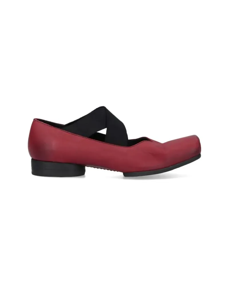 Uma Wang Heeled Ballerinas – Red rot Rot