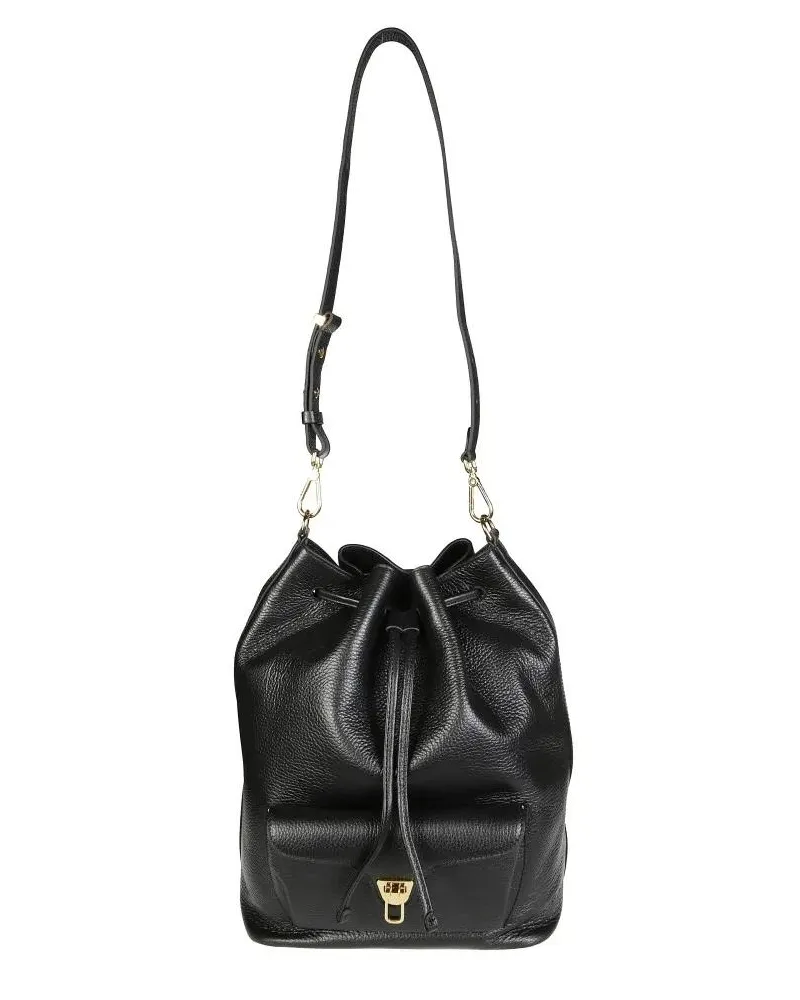 Coccinelle Beuteltaschen Bucket Backpack L schwarz Schwarz