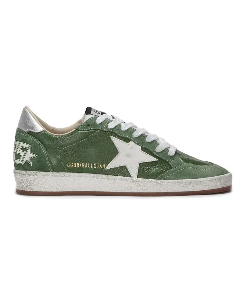 Golden Goose Low-Top Sneaker Ballstar Tassel Upper Toe And Spur grün Grün