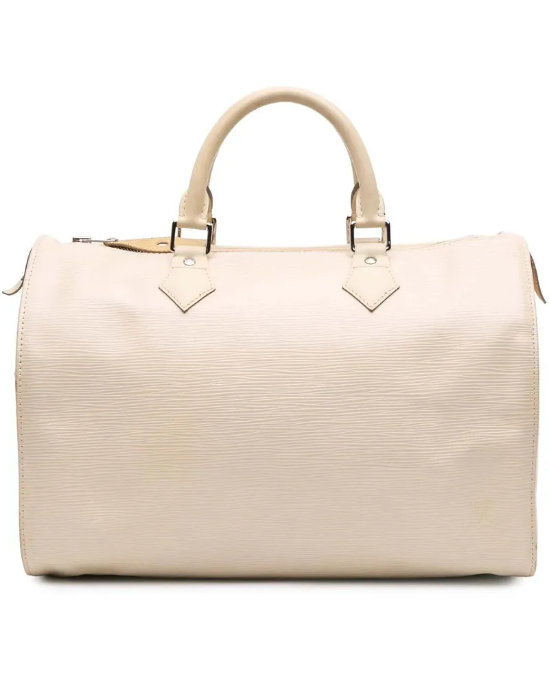 Louis Vuitton Crossbody Bags Epi Speedy 35 weiß Weiß