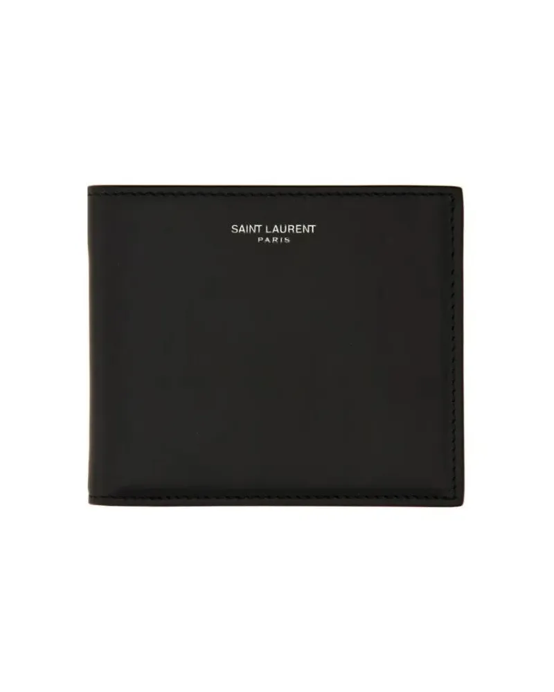Saint Laurent Portemonnaies East/West Portfolio schwarz Schwarz