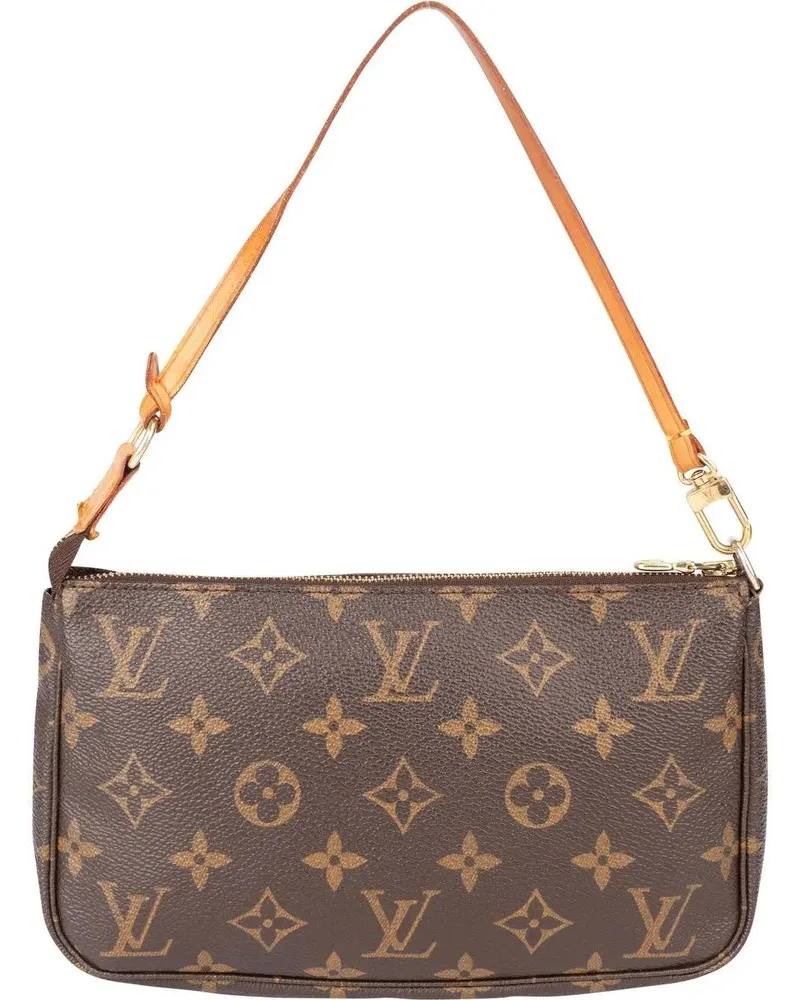 Louis Vuitton Crossbody Bags  Canvas Monogram Pochette Accessoire braun Braun
