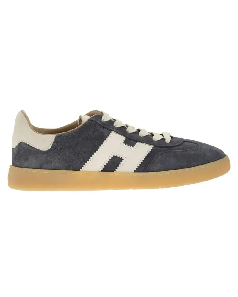 Hogan Low-Top Sneaker Retro-Inspired Cool Sneakers With Suede Upper blau Blau