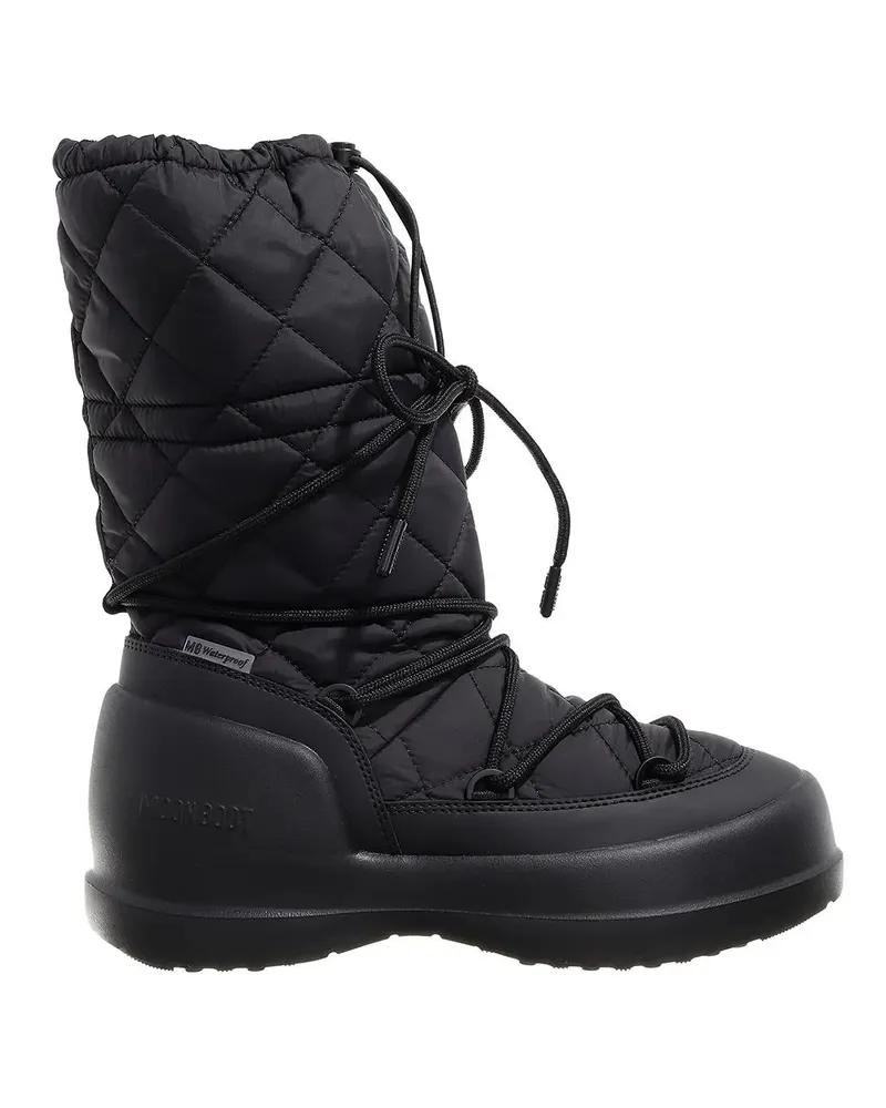 Moon Boot Winterboots Mb Mezzaluna Quilted High Boot Wp schwarz Schwarz
