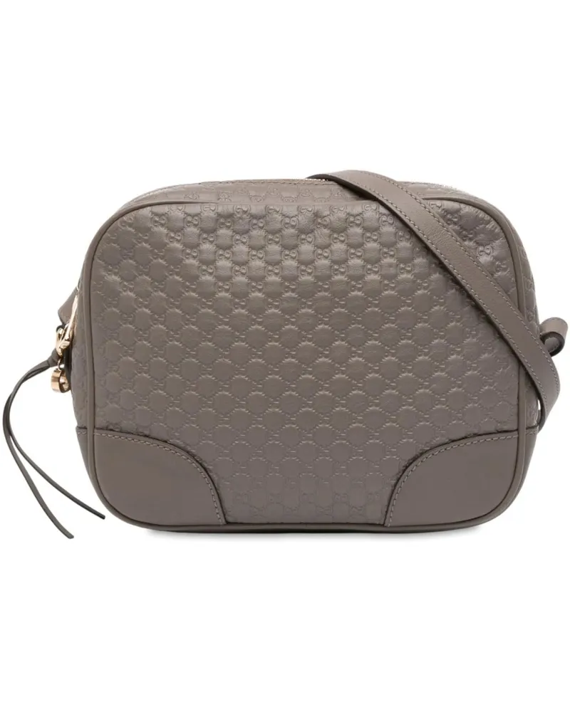Gucci Hobo Bags Microssima Bree Crossbody grau Grau