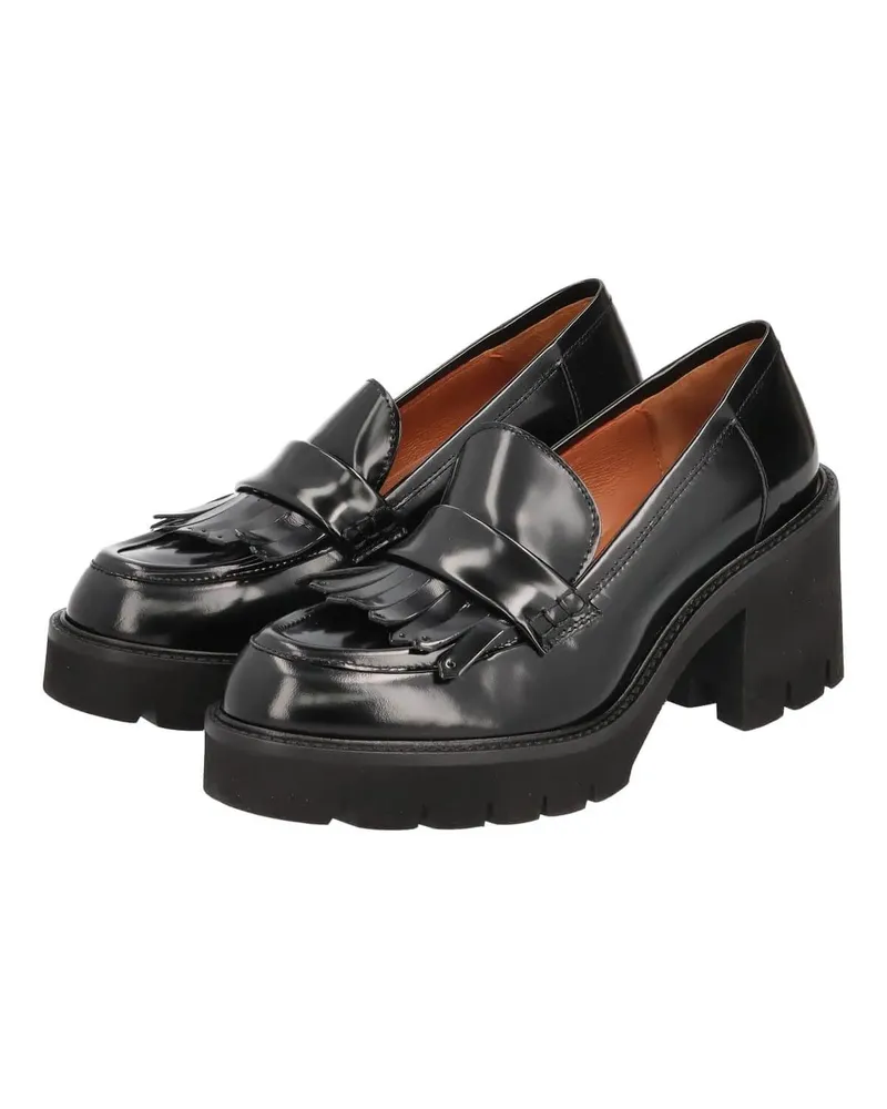 Thea Mika Hohe Schuhe Penny-Loafer schwarz Schwarz