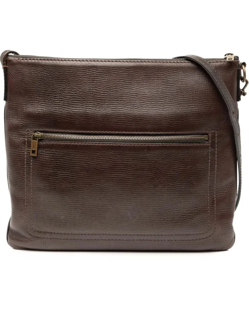 Louis Vuitton Hobo Bags Utah Sac Plat Messenger braun Braun