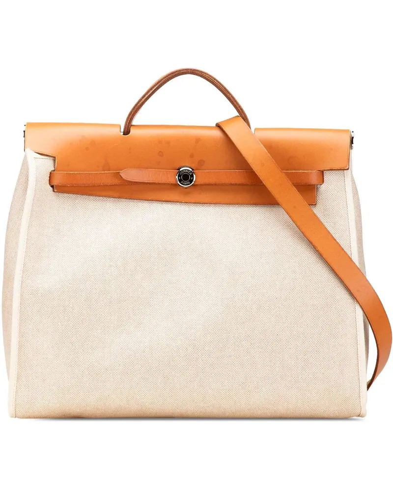 Hermès Hobo Bags 1998 Toile Herbag MM braun Braun