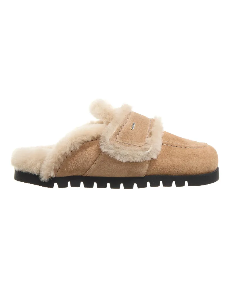 Nubikk Slipper & Pantoletten Teddy Fur Studs (L) beige Beige