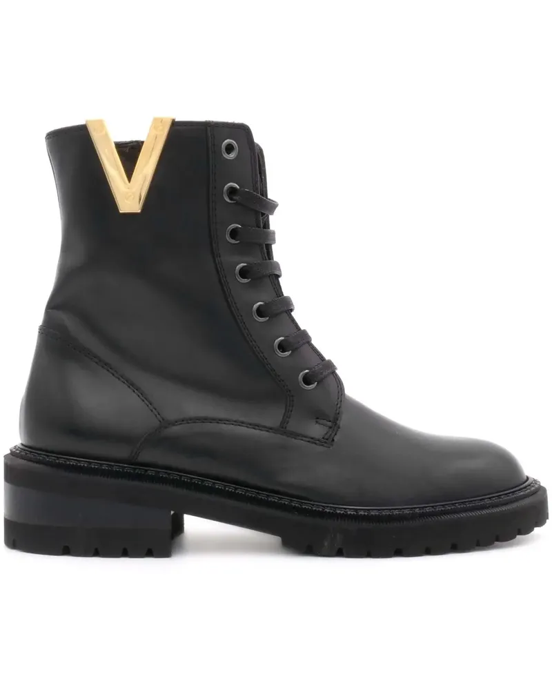 Via Roma 15 Stiefel Boots Black schwarz Schwarz