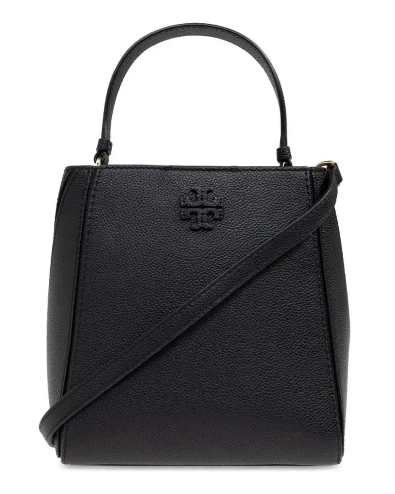 Tory Burch Shopper & Totes Structured Black Calf Leather Tote schwarz Schwarz