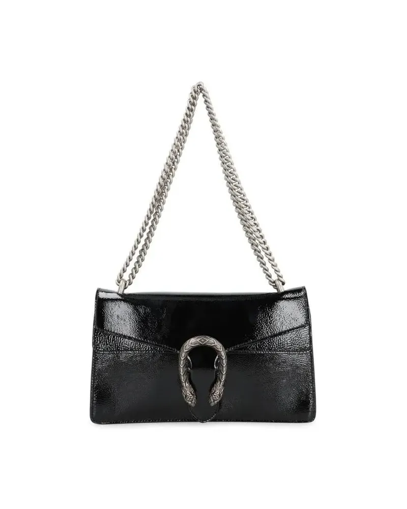 Gucci Hobo Bags Dionysus Leather Crossbody Bag schwarz Schwarz