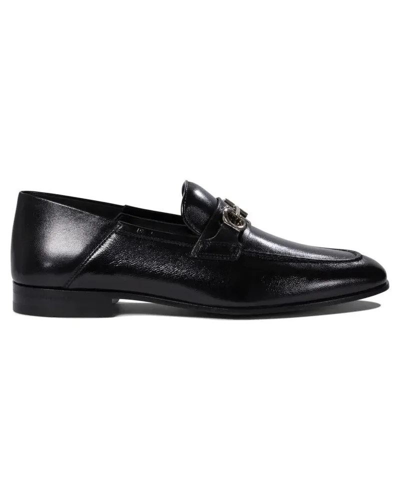 Ferragamo Loafer Refined Leather Loafers schwarz Schwarz