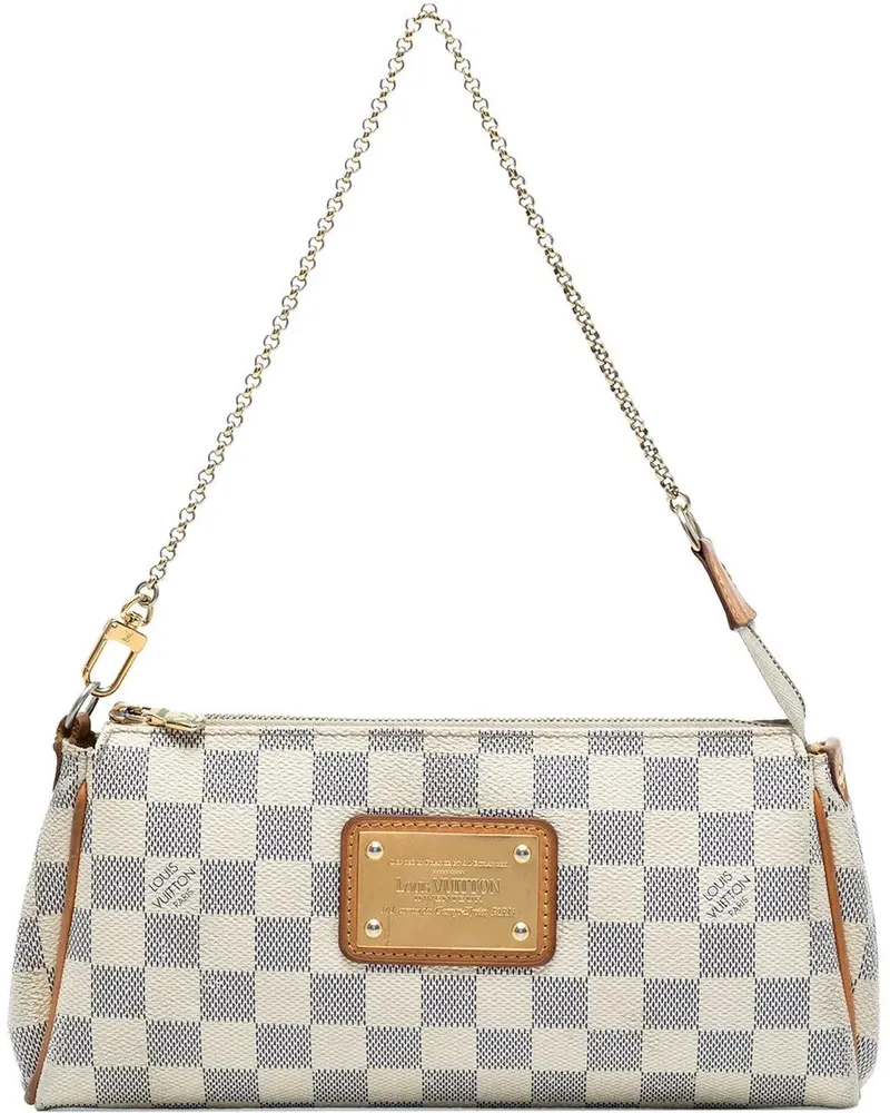 Louis Vuitton Hobo Bags Damier Azur Eva weiß Weiß