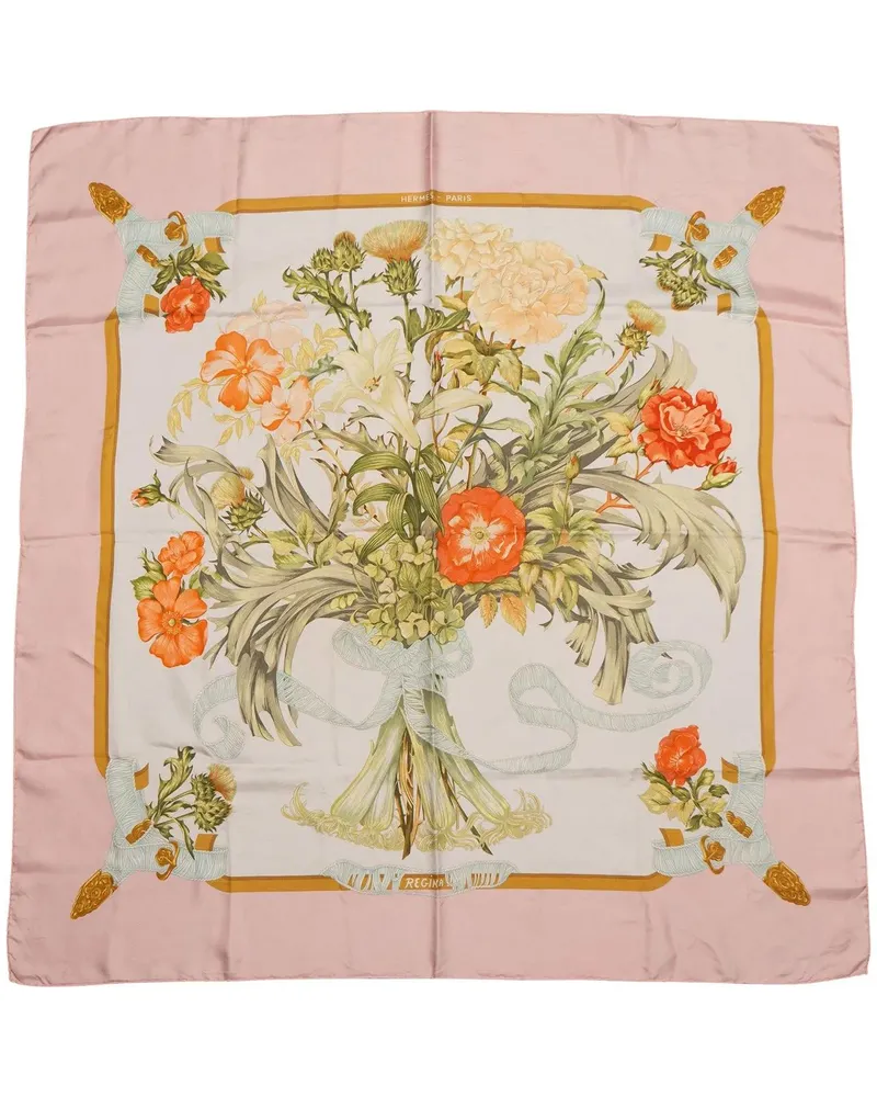 Hermès Tücher & Schals Hermes Classic Regina Silk Carre 90 Scarf Tuch rot Rot