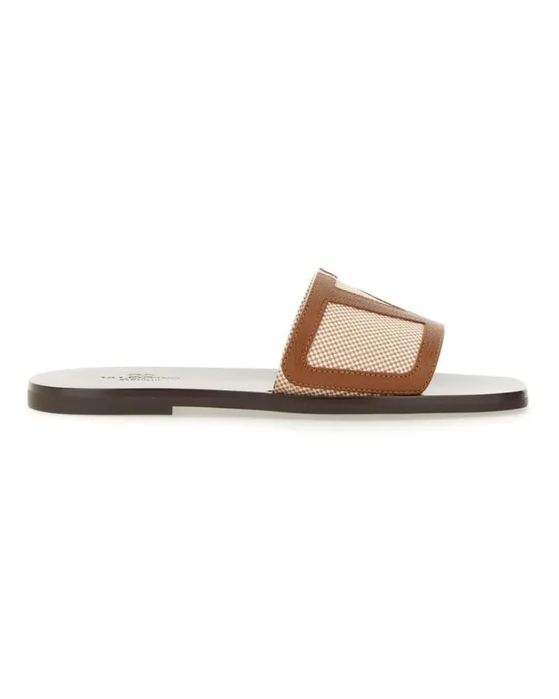 Valentino Garavani Loafer "Viva Superstar" Slide Sandal braun Braun