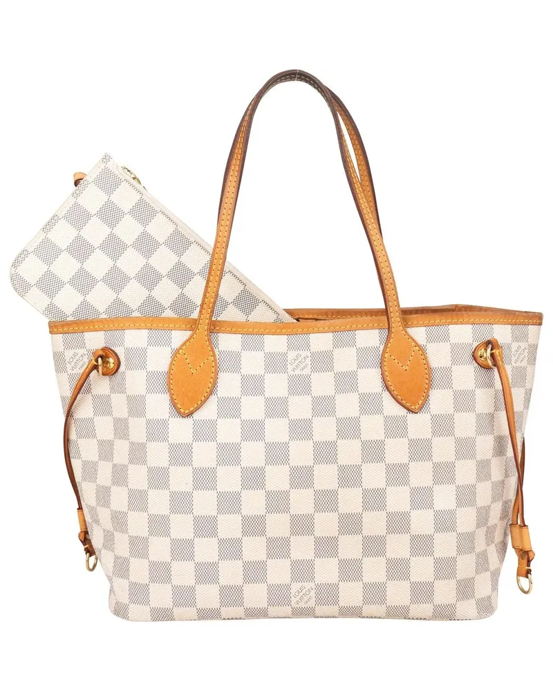 Louis Vuitton Crossbody Bags  Canvas Monogram Neverfull PM Handbag weiß Weiß