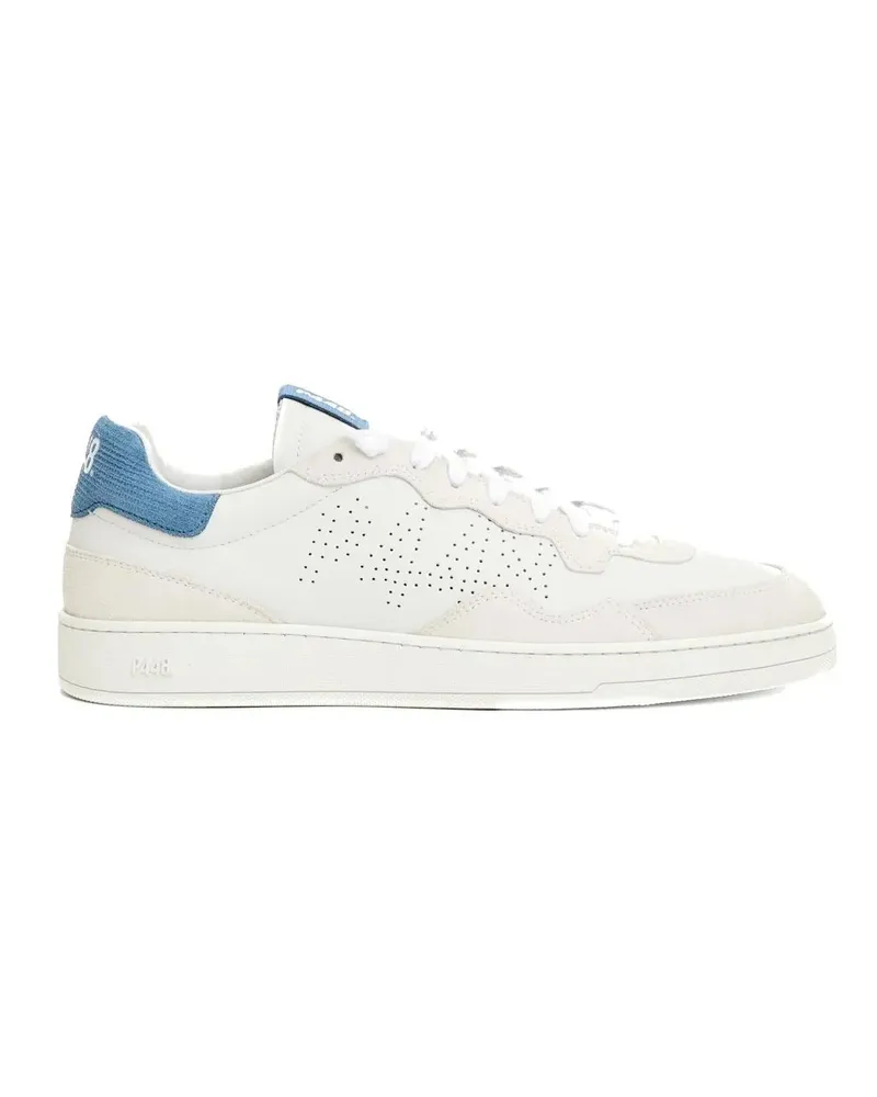 P448 Low-Top Sneaker White Leather And Suede Sneakers weiß Weiß