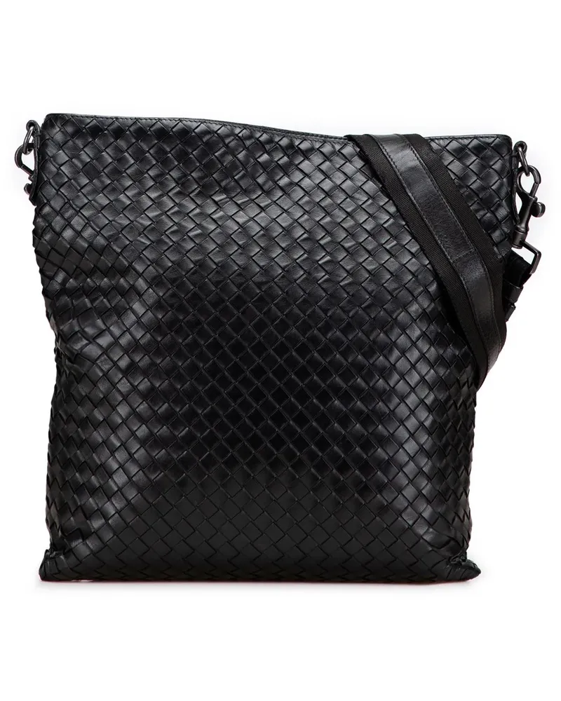 Bottega Veneta Hobo Bags Nappa Intrecciato VN Crossbody schwarz Schwarz