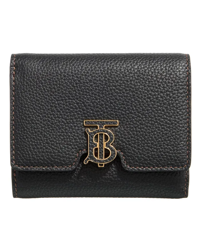 Burberry Portemonnaie Granat Leather Wallet Schwarz