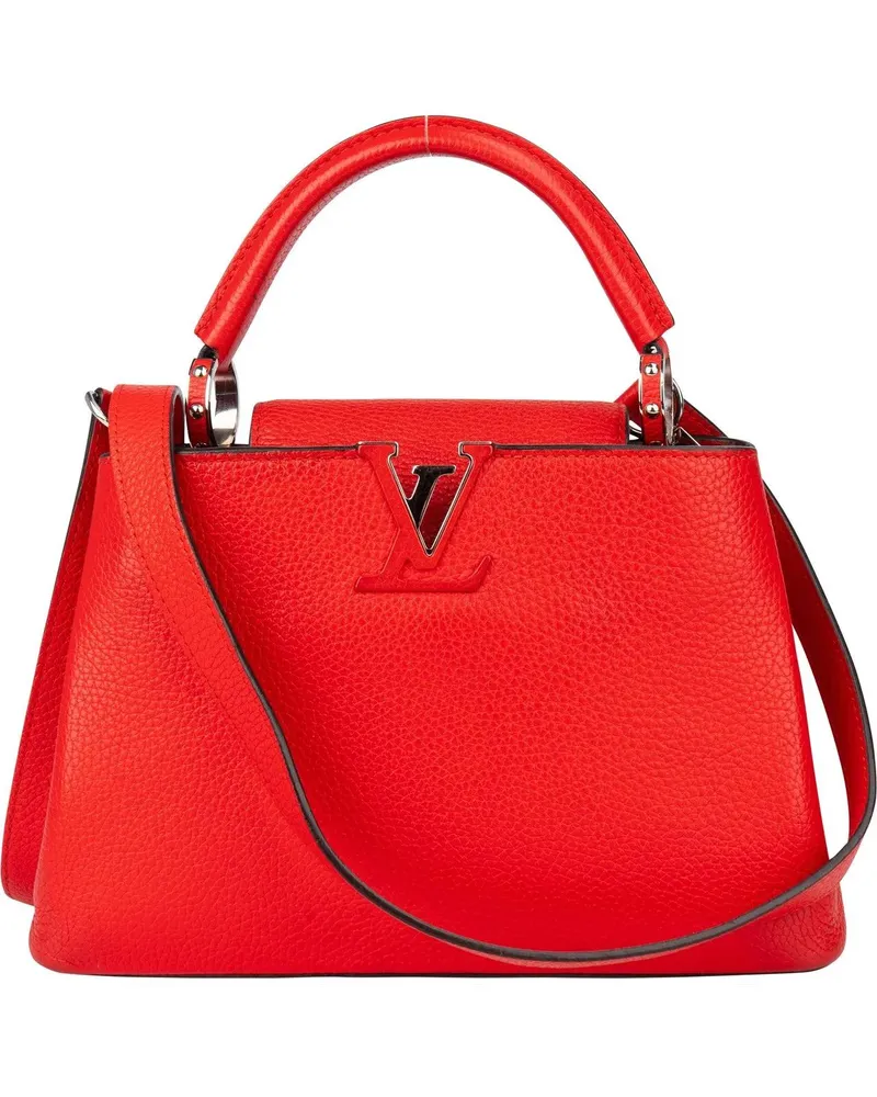 Louis Vuitton Crossbody Bags  Rouge Taurillon Capucines BB Handbag rot Rot