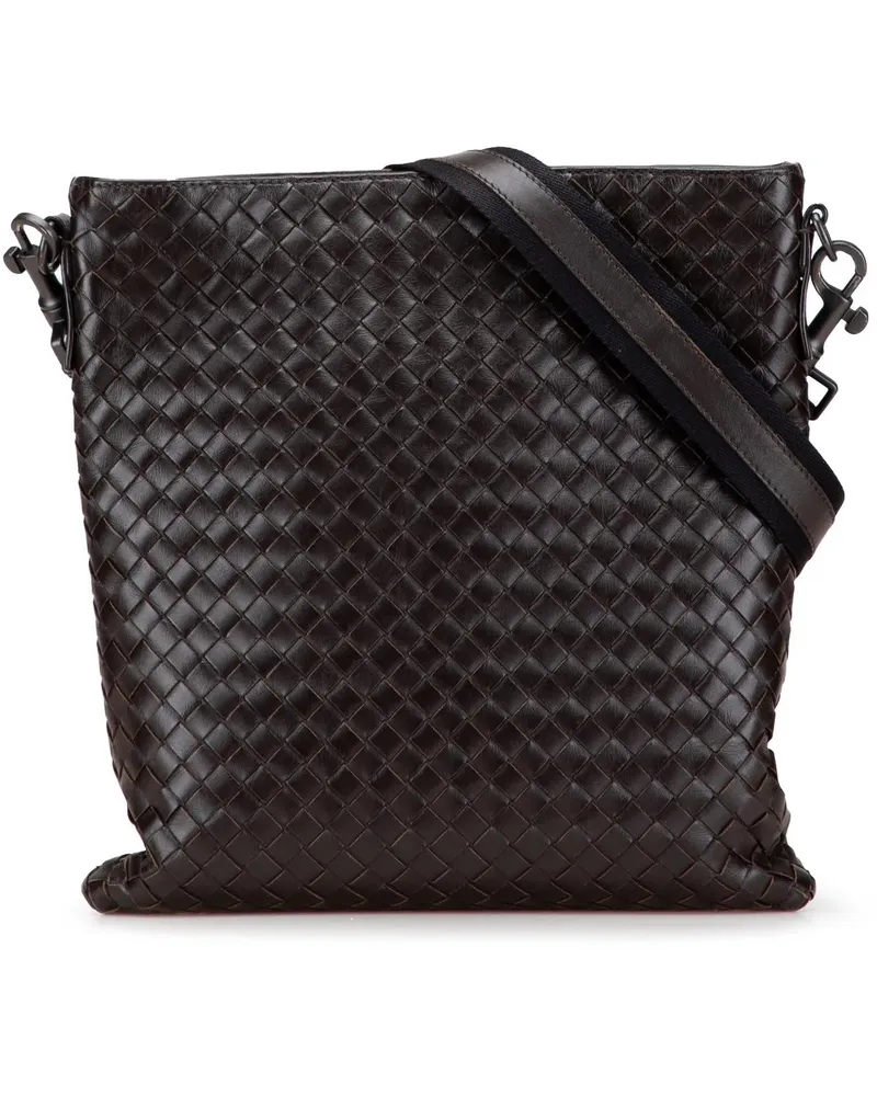 Bottega Veneta Hobo Bags Nappa Intrecciato Crossbody braun Braun