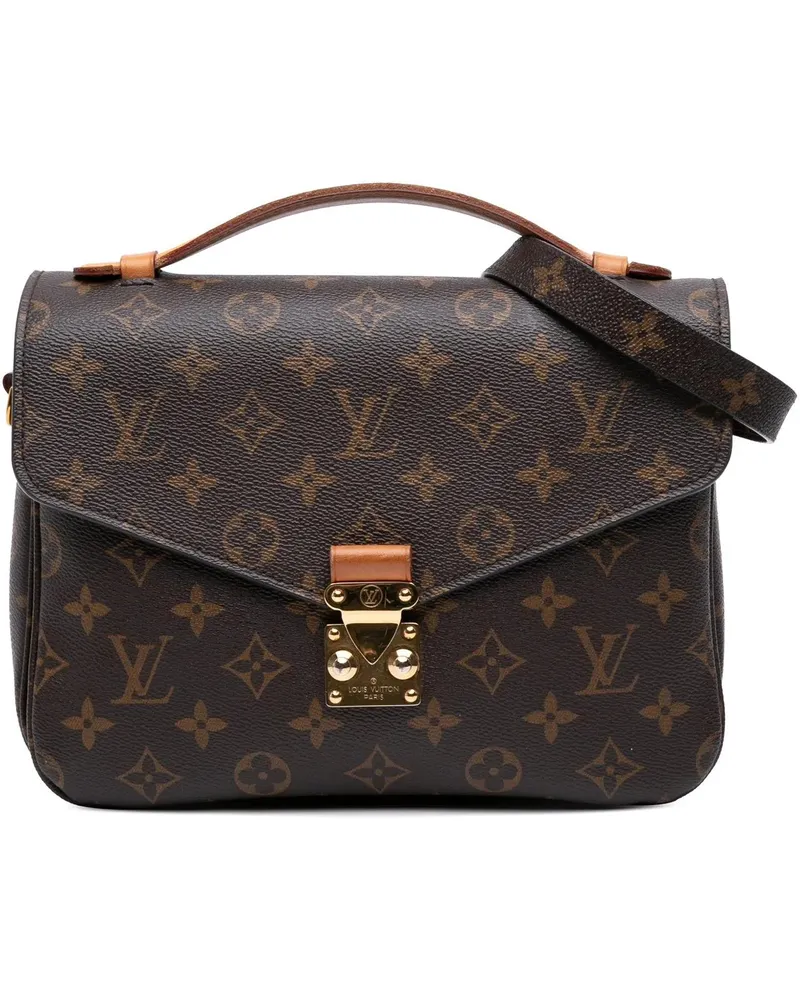 Louis Vuitton Hobo Bags 2019 Monogram Pochette Metis braun Braun
