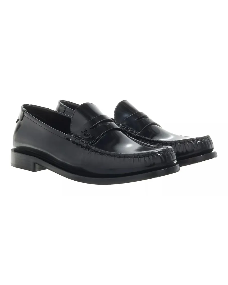 Saint Laurent Slipper & Pantoletten Le Loafer Mocassins schwarz Schwarz