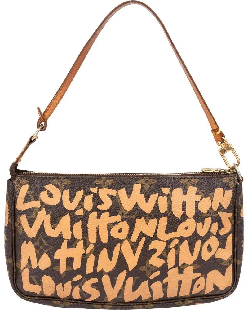 Louis Vuitton Crossbody Bags  Limited Graffiti Pochette Accessoire braun Braun