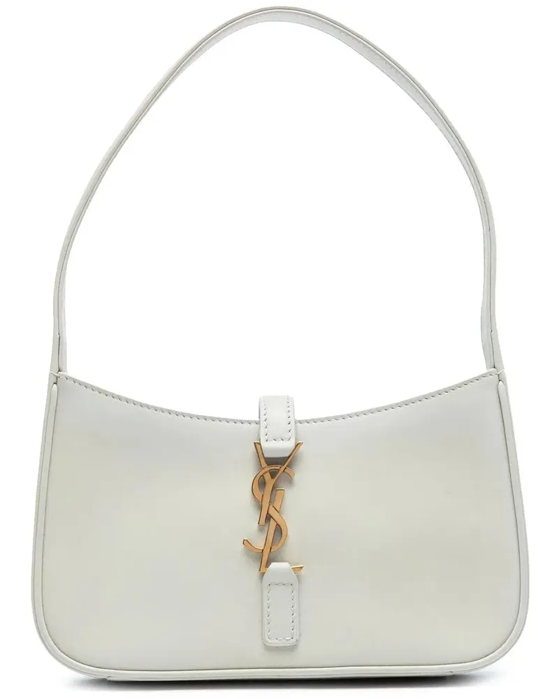 Saint Laurent Hobo Bags Mini Smooth Calfskin Le 5 a 7 Hobo weiß Weiß