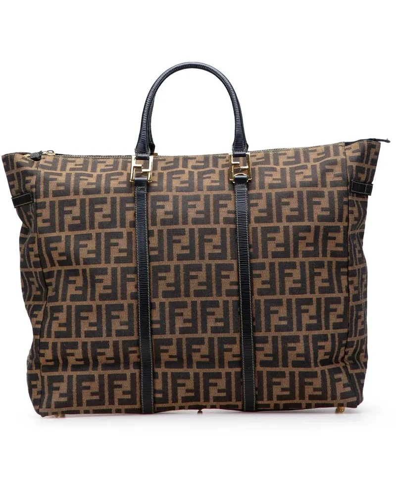Fendi Shopper Zucca Canvas Tote braun Braun