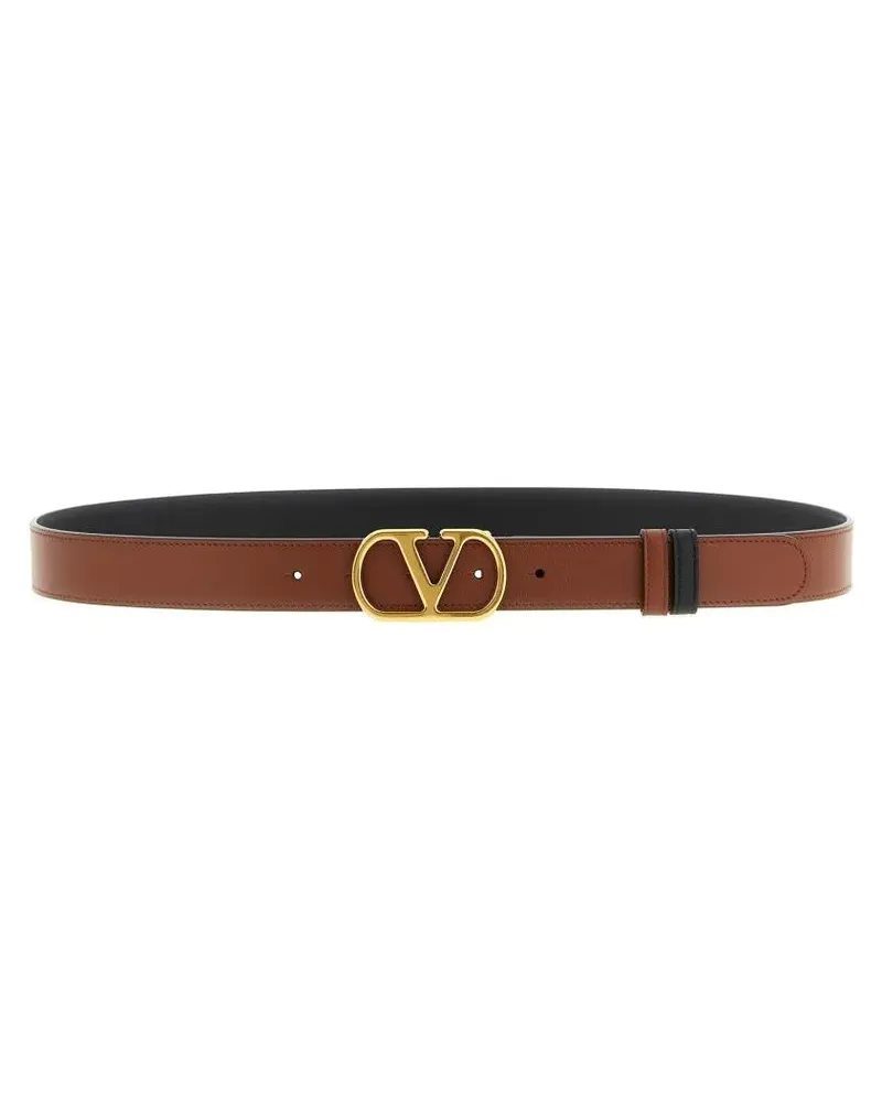 Valentino Garavani Gürtel Vlogo Reversible Belt rot Rot