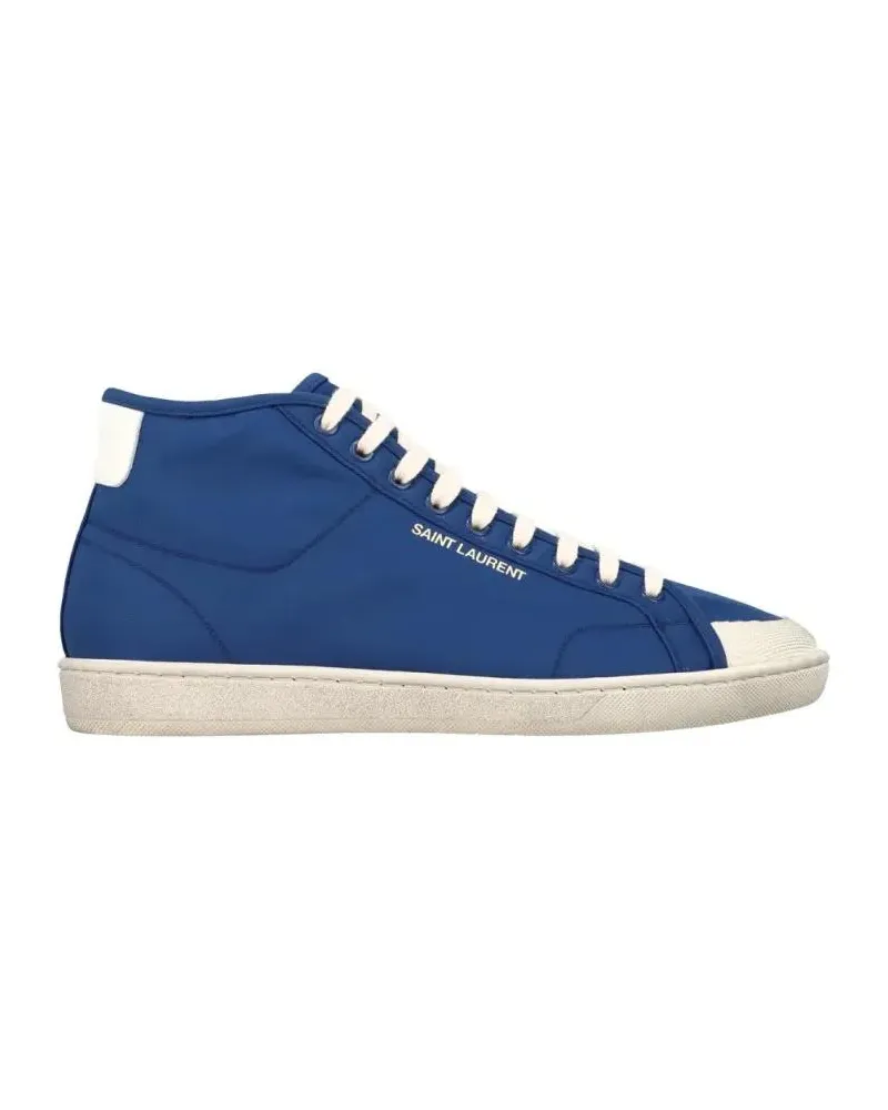 Saint Laurent Low-Top Sneaker Sl/39 Court Classic Logo Mid-Top Sneakers blau Blau