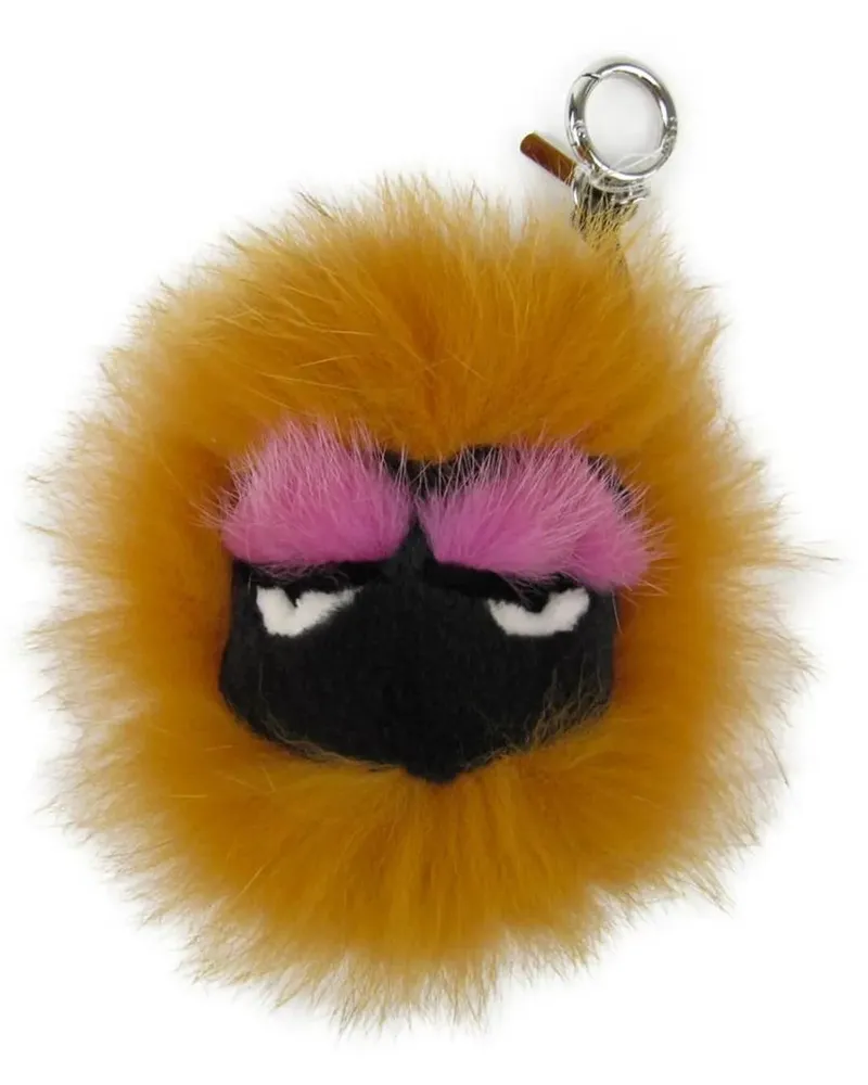 Fendi Schlüssel- & Taschenanhänger Keychain Orange orange Orange