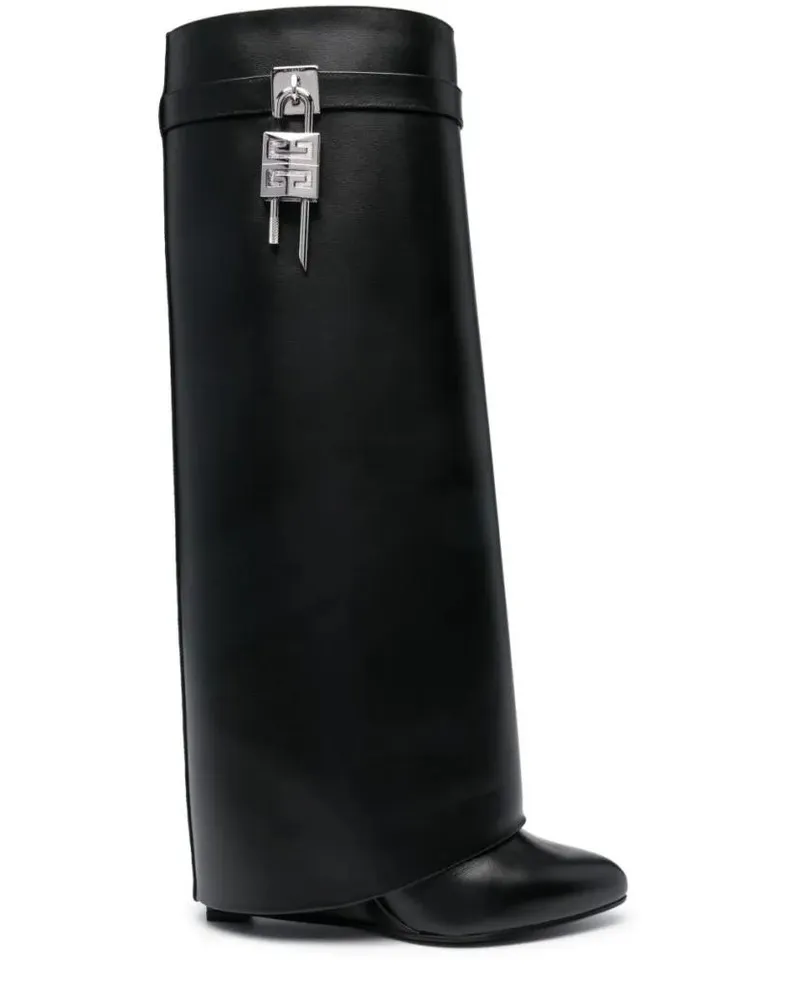 Givenchy Stiefel Knee-High Wedge Boots schwarz Schwarz