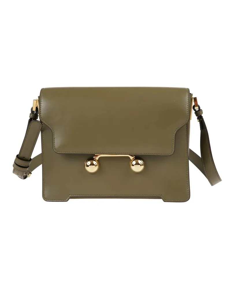 Marni Hobo Bags Medium Rectangular Shoulder Bag grün Grün