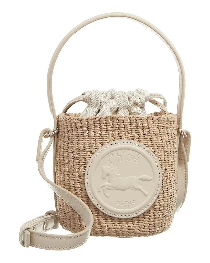 Chloé Hobo Bags Horse Medal Bag beige Beige