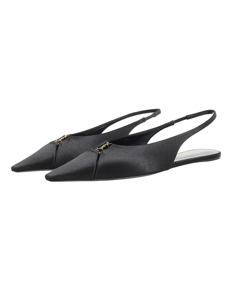Saint Laurent Loafer Sharon Ballet Flat schwarz Schwarz
