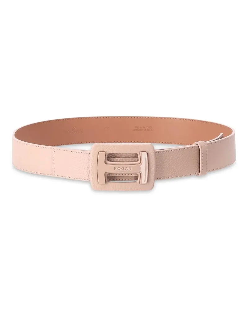 Hogan Gürtel Gürtel mit Logo-Schnalle beige Beige