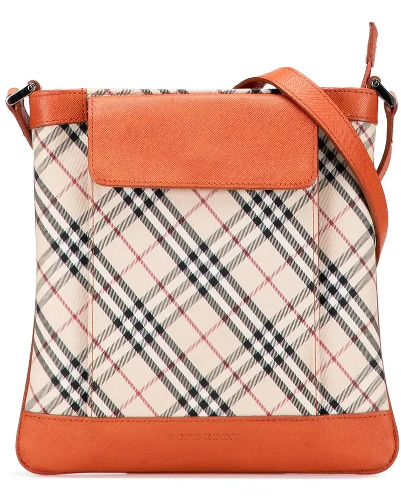Burberry Hobo Bags Nova Check Canvas Crossbody braun Braun