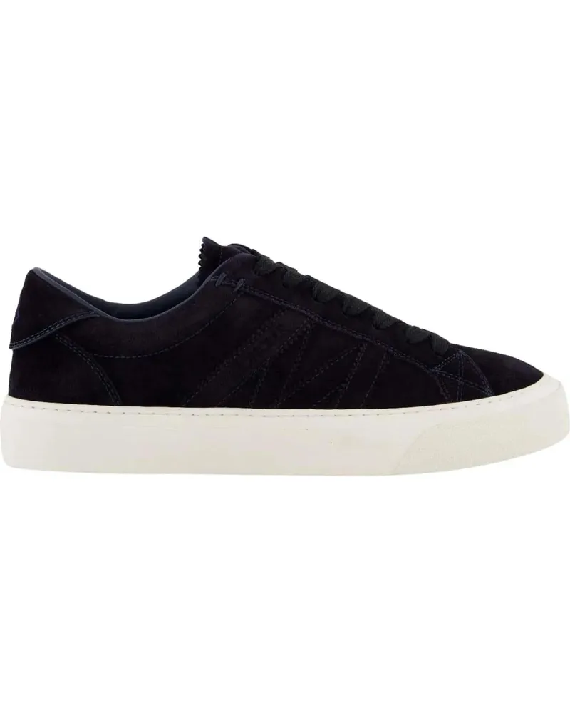 Moncler Low-Top Sneaker Heren Monaco2 Low Top Sneakers blau Blau